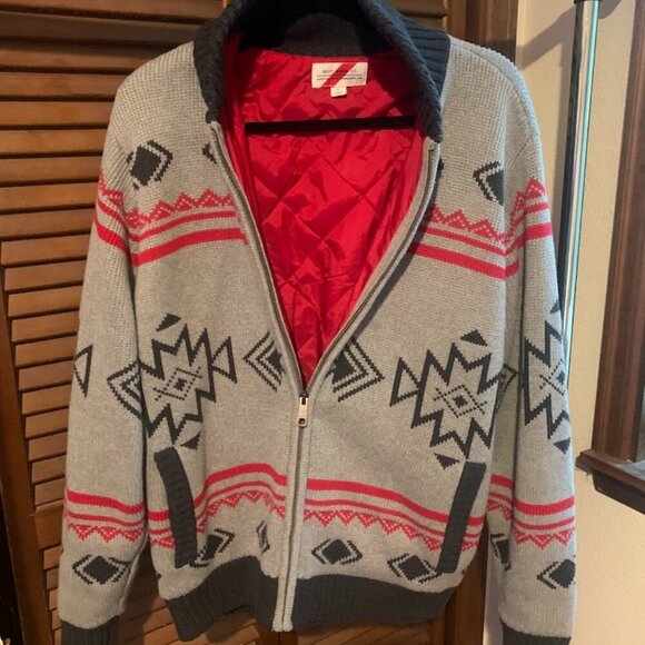 Best Made Co Nordic-Inspired Lined Sweater Coat - Mens Small - Picture 5 of 6